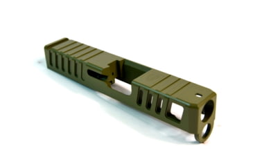 Image of Gun Cuts Juggernaut Slide for Glock 26, Optic Cut, Noveske Bazooka Green, GC-G26-JUG-NBG-RMR