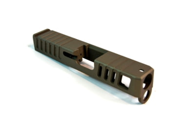 Image of Gun Cuts Juggernaut Slide for Glock 26, Optic Cut, Smoked Bronze, GC-G26-JUG-SBR-RMR