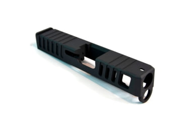 Image of Gun Cuts Juggernaut Slide for Glock 26, Optic Cut, Sniper Gray, GC-G26-JUG-SGR-RMR