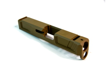 Image of Gun Cuts Raider Slide for Glock 26, No Optic Cut, Coyote Tan, GC-G26-RAI-CTA-NO