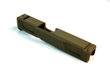 Image of Gun Cuts Raider Slide for Glock 26, No Optic Cut, Flat Dark Earth, GC-G26-RAI-FDE-NO