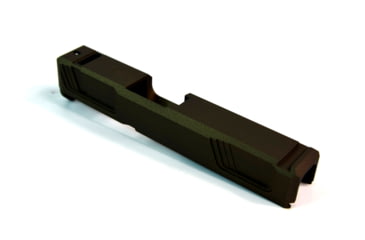 Image of Gun Cuts Raider Slide for Glock 26, No Optic Cut, Midnight Bronze, GC-G26-RAI-MBR-NO