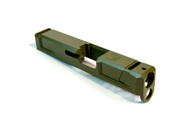 Image of Gun Cuts Raider Slide for Glock 26, No Optic Cut, Noveske Bazooka Green, GC-G26-RAI-NBG-NO