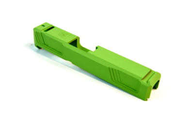 Image of Gun Cuts Raider Slide for Glock 26, No Optic Cut, Zombie Green, GC-G26-RAI-ZGR-NO