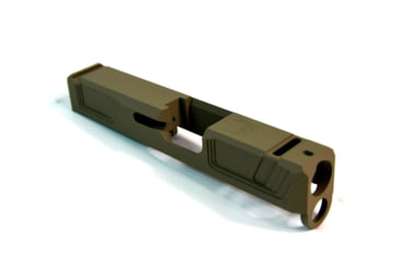 Image of Gun Cuts Raider Slide for Glock 26, Optic Cut, Flat Dark Earth, GC-G26-RAI-FDE-RMR