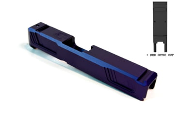 Image of Gun Cuts Raider Slide for Glock 26, Optic Cut, Royal Purple, GC-G26-RAI-RPR-RMR