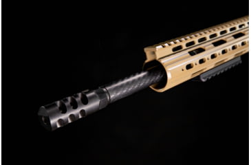 Image of Helix 6 Precision Carbon Fiber 16in 6mm ARC Rifle Barrel, 243cal, 0.75GB, 1-7 Twist, 5/8-24, Black, AR-6ARC7-16R