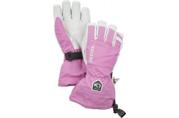 Image of Hestra Heli Ski Jr Glove - Kid's-Pink-7