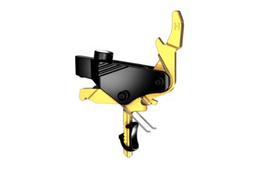 Image of HIPERFIRE PDI Trigger Assembly, AR-15/ AR-10, 2lb Pull, Drop-In, Titanium Nitride, Gold, PDIGS