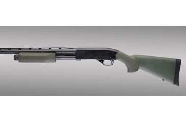 Image of Hogue Winchester 1300 Overmolded Shotgun Stock Kit With Forend Od Green 03212