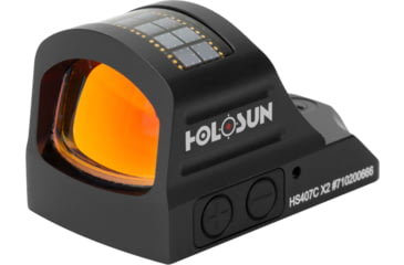 Image of Holosun HS407C-X2 Red Dot Sight, 1x, 2 MOA Dot, Black, HS407C-X2
