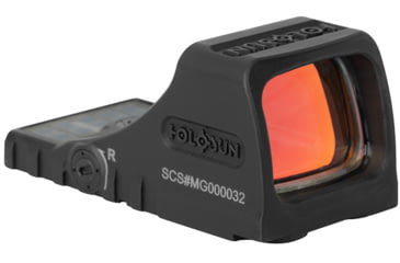 Image of Holosun SCS MOS Solar Charging Sight, 2 MOA Dot/32 MOA Circle Green Multi Reticle, Black, SCS-M-GR