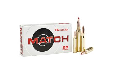 Hornady Match ELD 6.5mm PRC 147 Grain Centerfire Rifle Ammunition, 20, SBT