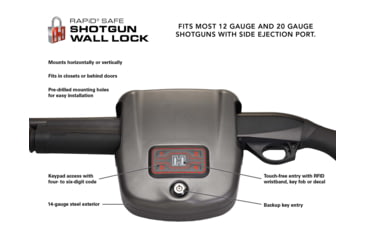 Image of Hornady RAPiD Safe Shotgun Wall Lock, 98180