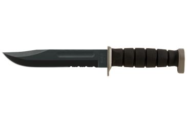 Image of Ka Bar Knives Kb1283 Serrated D2 Extreme With Black Leather Sheath