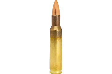 Lapua .222 Remington 55 Grain Full Metal Jacket (FMJ) Brass Cased Centerfire Rifle Ammunition, 20, FMJ