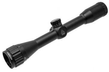 Leapers UTG 4X32 1in. AO True Hunter RifleScope SCP-U432AOWT2, Color: Black, Tube Diameter: 1 in