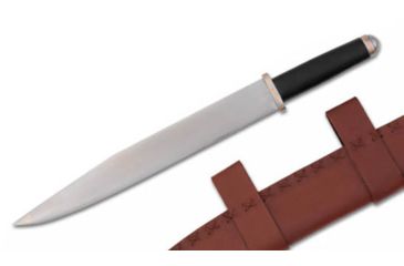 Image of Legacy Arms Witham Viking Seax, 12in 5160 Steel Blade, 1 3/4in Below Guard Point Of Balance, IP-704