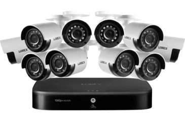 Image of Lorex 1080p HD 16-Channel DVR Security System w/ 2 TB Hard Drive and Ten 1080p Night Vision Security Cameras, DF162-A2NAE