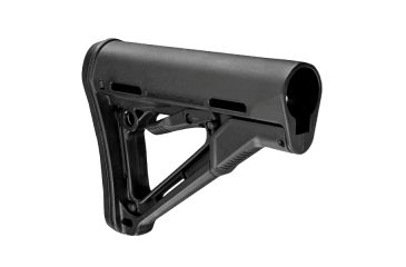 Image of Magpul Industries CTR Rifle Stock, Mil-Spec, Fits AR-15/M-16, Black MPIMAG310B