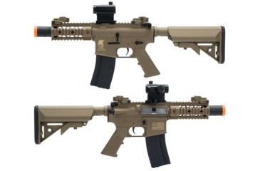 Image of Matrix Sportsline M4 RIS Airsoft AEG Rifle w/G2 Micro-Switch Gearbox, 5in Stubby, Dark Earth, Large, ST-AEG-274-A-DE