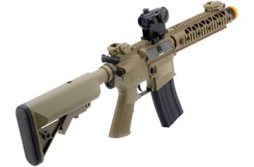 Image of Matrix Sportsline M4 RIS Airsoft AEG Rifle w/G2 Micro-Switch Gearbox, M4 RIS 8in Stubby, Dark Earth, Large, ST-AEG-274-B-DE