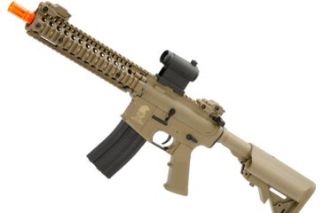 Image of Matrix Sportsline M4 RIS Airsoft AEG Rifle w/G2 Micro-Switch Gearbox, RIS 9in, Dark Earth, Large, ST-AEG-269-DE