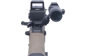 Image of Meprolight Mepro MX3-F 3x Magnifier for Reflex &amp; Red Dot Sights w/Flip Mount, Black, MX3-FLIP