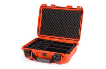 Image of Nanuk 923 Hard Case w/ Padded Divider, Orange, 923S-021OR-0A0