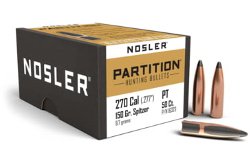 Image of Nosler Partition Rifle Bullet .270 Caliber 150gr, 50ct, 16323