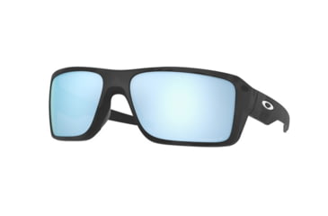 Image of Oakley OO9380 Double Edge Sunglasses - Men's, Matte Black Camo Frame, Prizm Deep Water Polarized Lens, 66, OO9380-938027-66