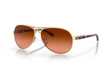 Image of Oakley Feedback OO4079 Sunglasses - Womens, Polished Gold, 59, OO4079-407941-59