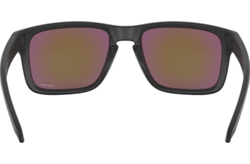 Image of Oakley Holbrook Sunglasses - Men's, Matte Black Frame, Prizm Violet Lenses, OO9102-9102K6-55