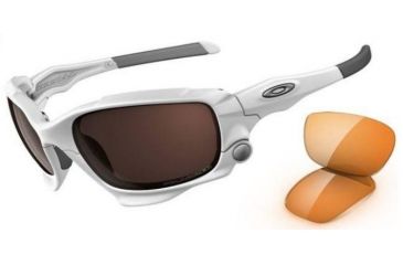 Image of Oakley Jawbone Single Vision Prescription Sunglasses - Matte White Frame 04-204