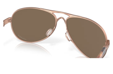 Image of Oakley OO4079 Feedback Sunglasses - Womens, Satin Rose Gold Frame, Prizm Rose Gold Lens, 59, OO4079-407944-59