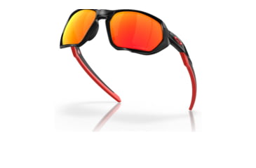 Image of Oakley OO9019A Plazma A Sunglasses - Mens, Matte Black Ink Frame, Prizm Ruby Lens, Asian Fit, 59, OO9019A-901917-59