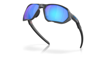 Image of Oakley OO9019A Plazma A Sunglasses - Mens, Matte Carbon Frame, Prizm Sapphire Lens, Asian Fit, 59, OO9019A-901905-59