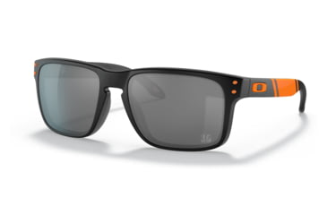 Image of Oakley OO9102 Holbrook Sunglasses - Men's, CIN Matte Black Frame, Prizm Black Lens, 55, OO9102-9102Q8-55