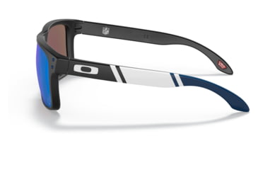 Image of Oakley OO9102 Holbrook Sunglasses - Mens, IND Matte Black Frame, Prizm Sapphire Lens, 55, OO9102-9102R5-55