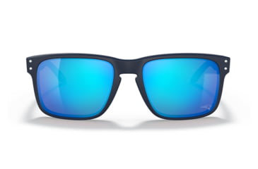 Image of Oakley OO9102 Holbrook Sunglasses - Men's, NE Matte Navy Frame, Prizm Sapphire Lens, 55, OO9102-9102S3-55