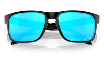 Image of Oakley OO9102 Holbrook Sunglasses - Mens, NYG Matte Black Frame, Prizm Sapphire Lens, 55, OO9102-9102S5-55