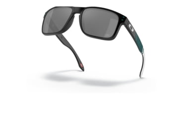 Image of Oakley OO9102 Holbrook Sunglasses - Mens, PHI Matte Black Frame, Prizm Black Lens, 55, OO9102-9102S7-55