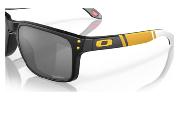 Image of Oakley OO9102 Holbrook Sunglasses - Men's, PIT Matte Black Frame, Prizm Black Lens, 55, OO9102-9102S8-55