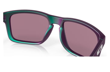 Image of Oakley OO9102 Holbrook Sunglasses - Mens, TLD Matte Purple Green Shift Frame, Prizm Jade Lens, 55, OO9102-9102T4-55