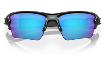 Image of Oakley OO9188 Flak 2.0 XL Sunglasses - Men's, Polished Black Frame, Prizm Sapphire Irid Polarized Lens, 59, OO9188-9188F7-59
