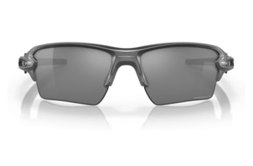 Image of Oakley OO9188 Flak 2.0 XL Sunglasses - Mens, Steel Frame, Prizm Black Polarized Lens, 59, OO9188-9188F8-59