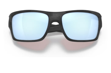 Image of Oakley OO9263 Turbine Sunglasses - Mens, Matte Black Camo Frame, Prizm Deep Water Polarized Lens, 63, OO9263-926364-63