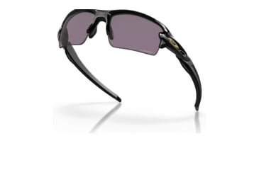 Image of Oakley OO9271 Flak 2.0 A Sunglasses - Mens, Polished Black Frame, Prizm Grey Lens, Asian Fit, 61, OO9271-927148-61