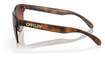 Image of Oakley OO9374 Frogskins Lite Sunglasses - Mens, Matte Brown Tortoise Frame, Prizm Brown Gradient Lens, 63, OO9374-937450-63