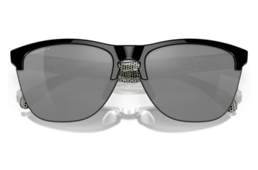 Image of Oakley OO9374 Frogskins Lite Sunglasses - Mens, Polished Black Frame, Prizm Black Lens, 63, OO9374-937448-63